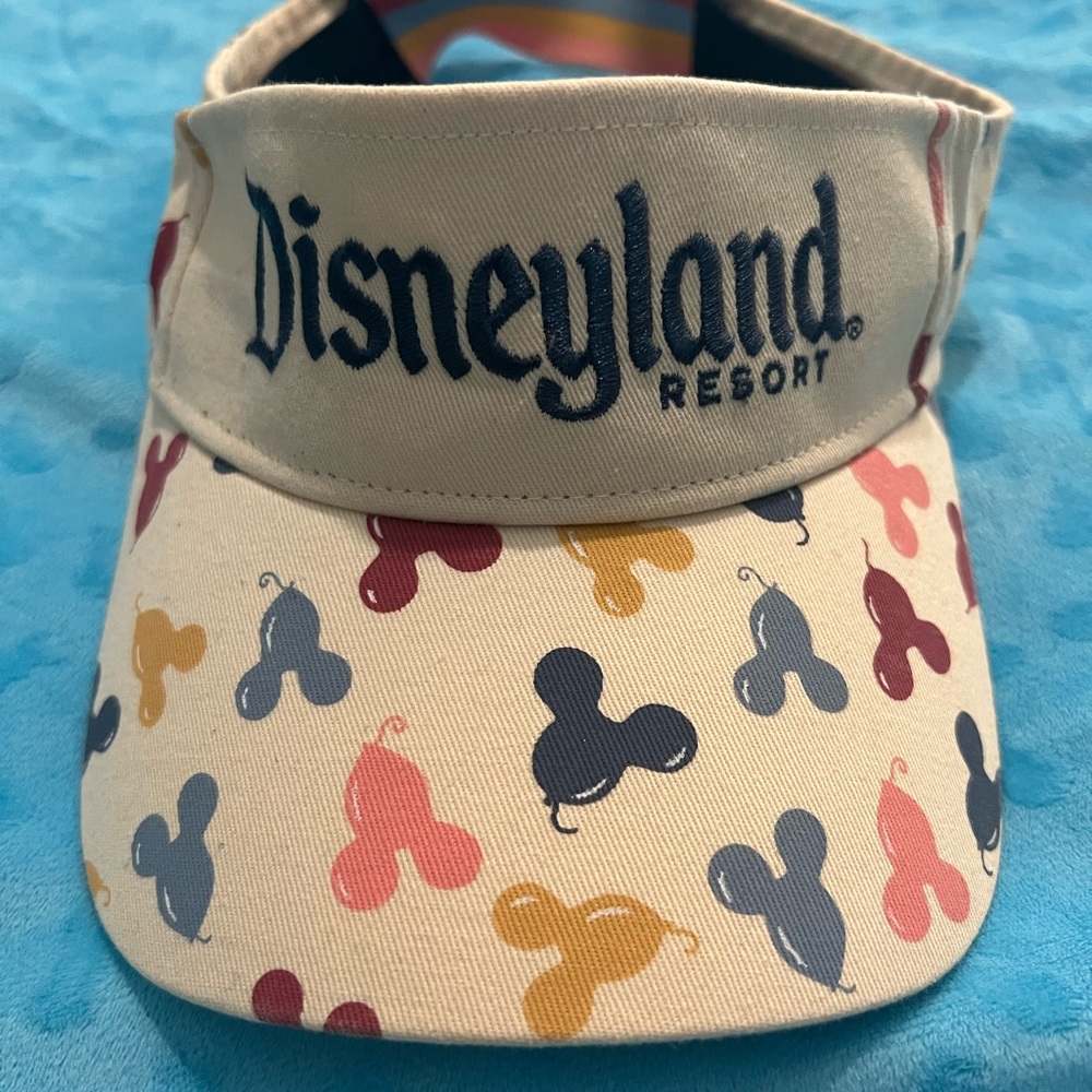 Disneyland Resort Visor with Mickey Mouse Pattern